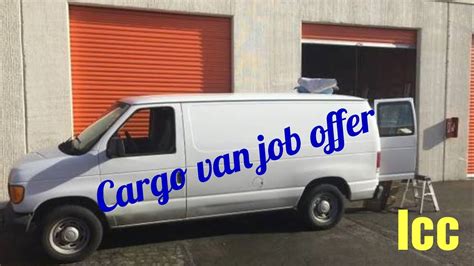 75 Hourly. . Cargo van delivery independent contractor